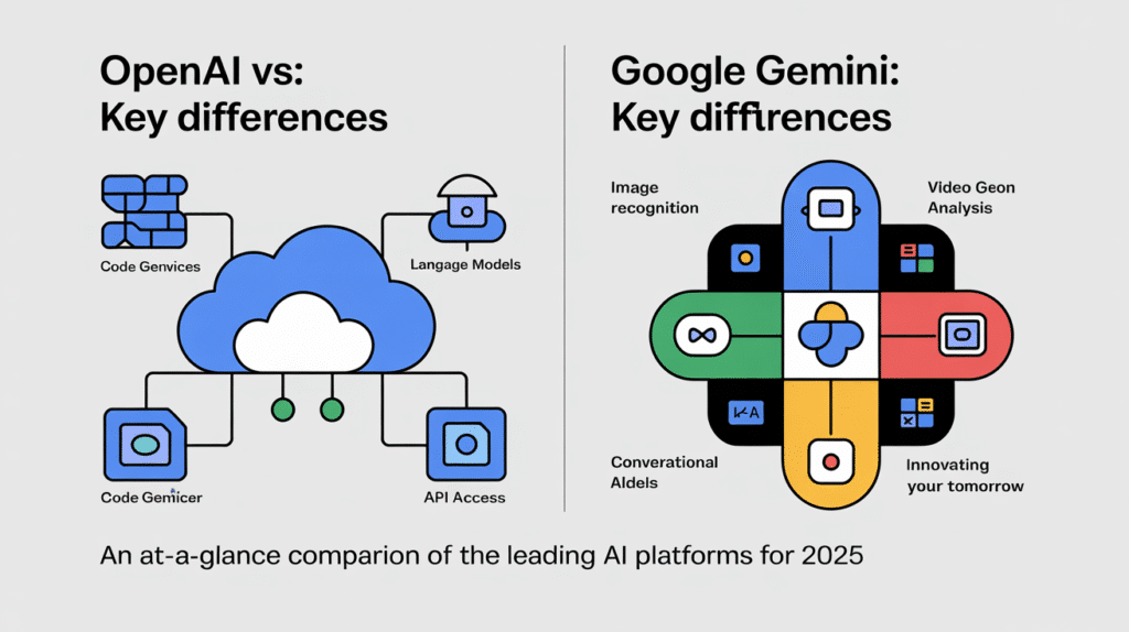 AI Adoption by Region OpenAI vs. Google Gemini