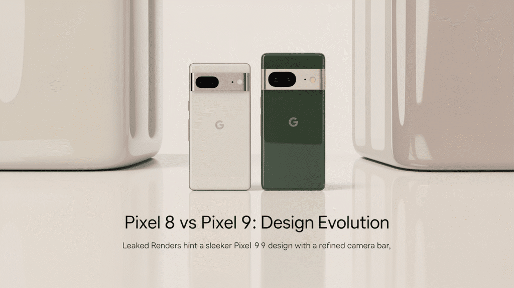 Pixel 8 vs Pixel 9 Design Evolution