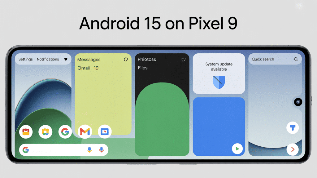 Android 15 on Pixel 9