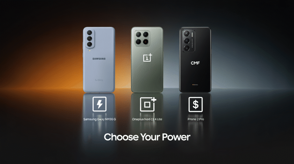 Samsung Galaxy M36 5G expected price in India comparison infographic