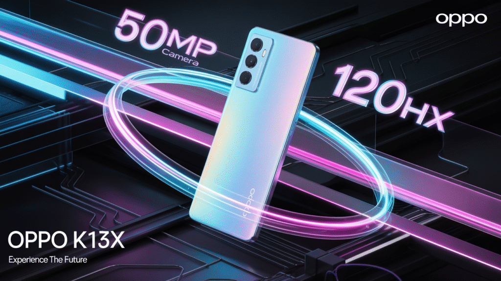 Oppo K13x price in India 2025 launch banner