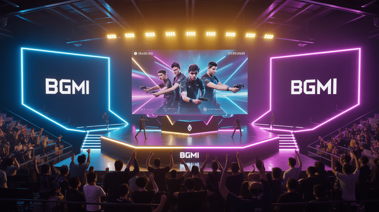 bgmi franchise league india 2025 esports stage