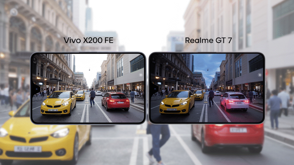 vivo x200 fe review 2025 camera comparison with GT 7
