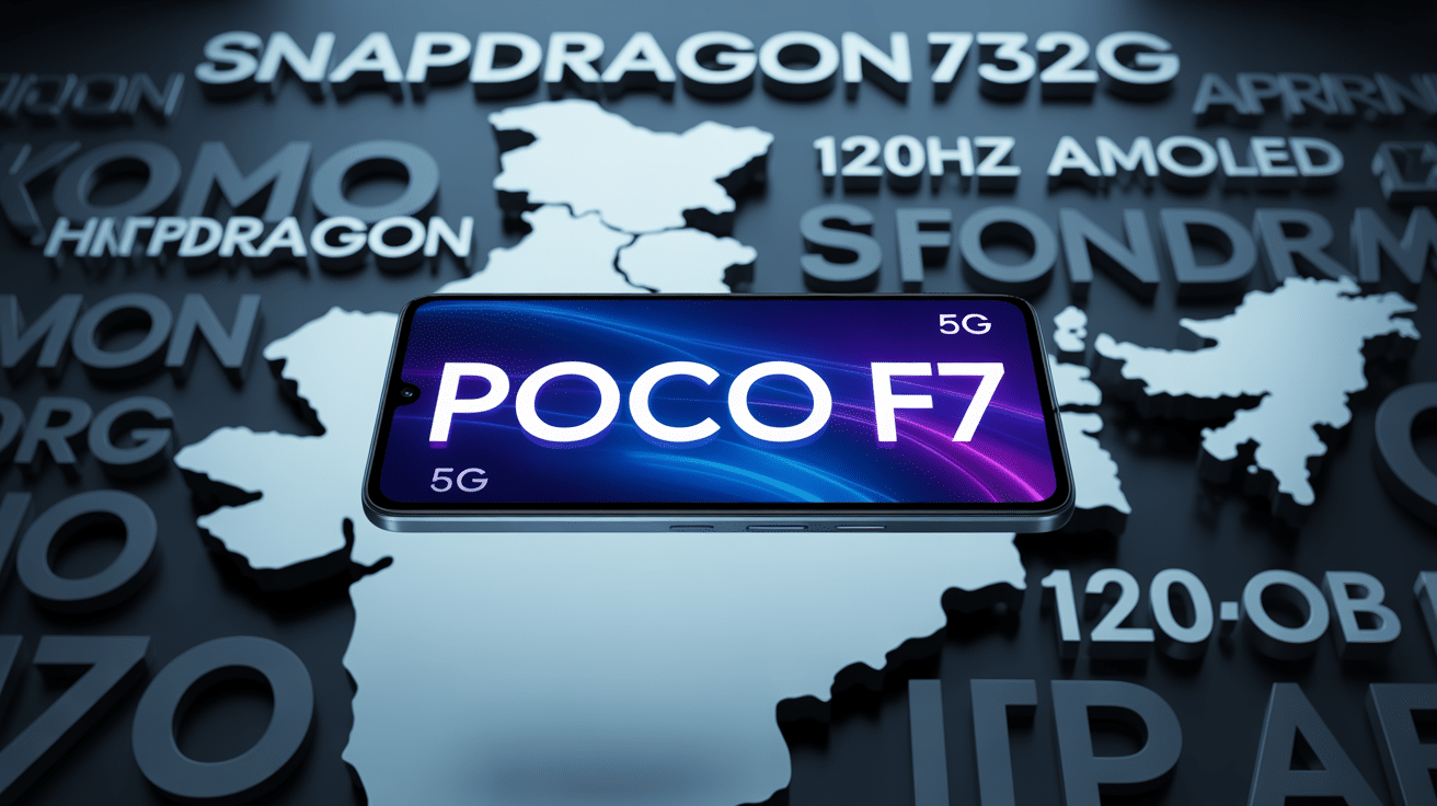 Poco F7 price in India with launch visuals