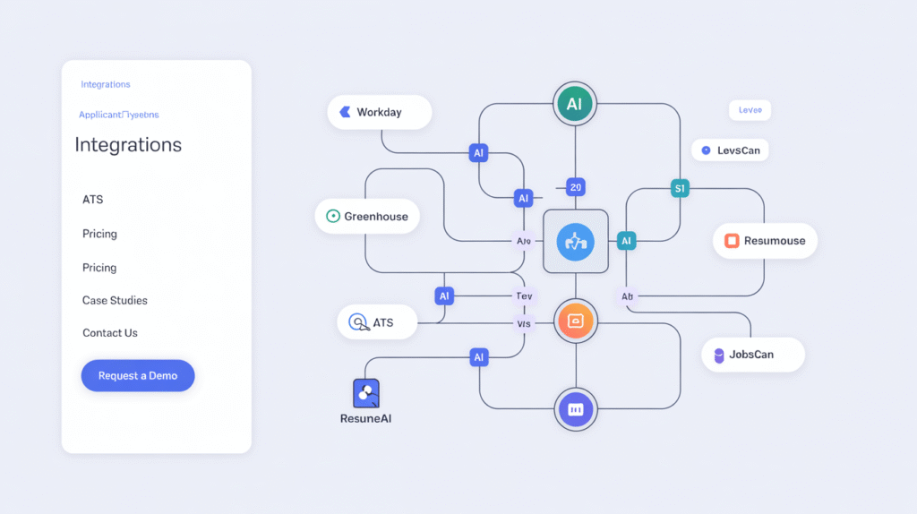 AI resume matching tools integrating with major ATS platforms
