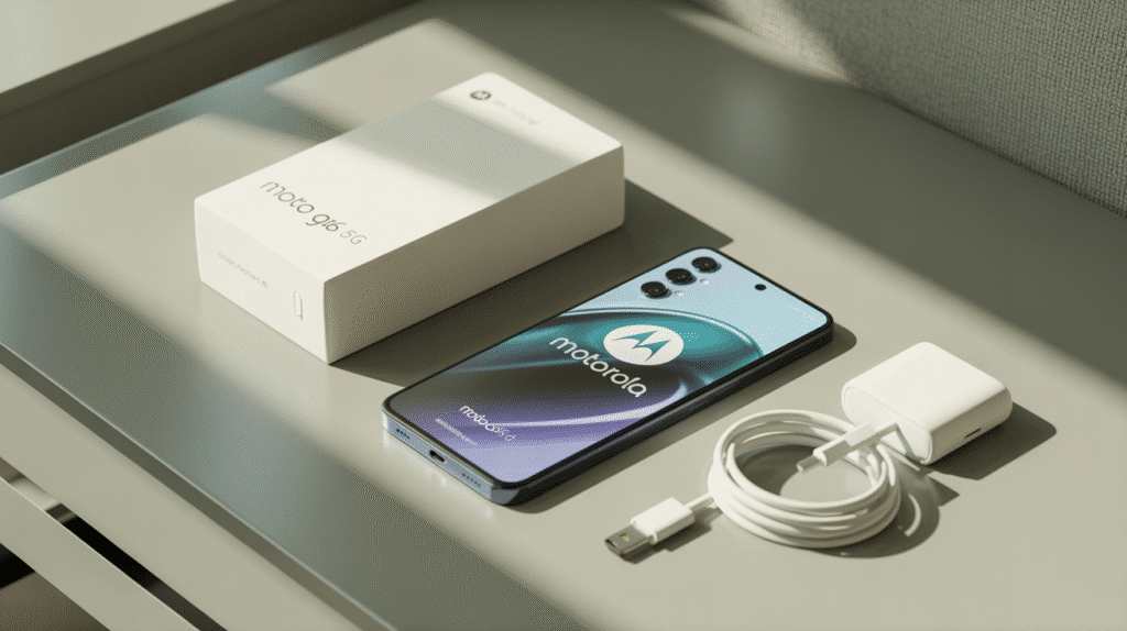 motorola moto g86 5g phone unboxing accessories