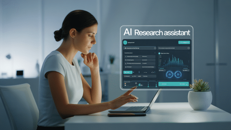 Perplexity Pro review and guide – user using AI research tool