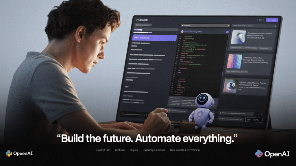 ChatGPT agents development dashboard interface